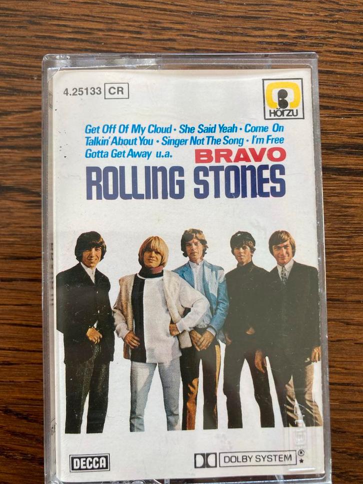 Rolling Stones Cassette - Zeer Goede Staat!, Cd's en Dvd's, Cassettebandjes, Zo goed als nieuw, Origineel, Rock en Metal, 1 bandje