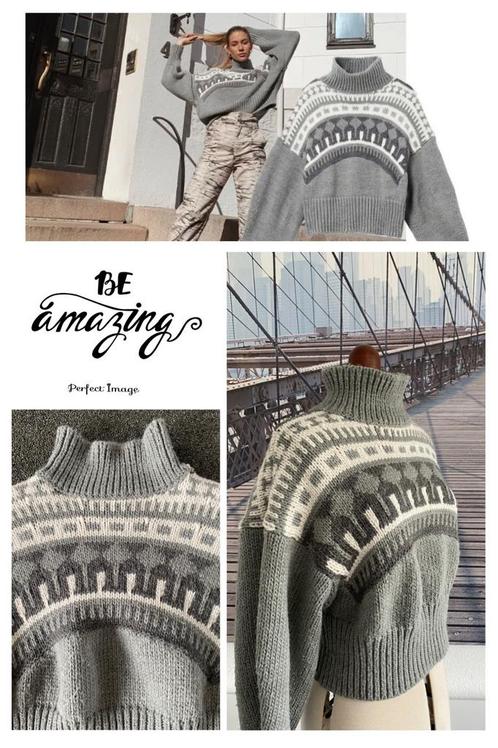 Pringle of Scotland x H&M cropped sweater - s/m, Kleding | Dames, Truien en Vesten, Zo goed als nieuw, Maat 36 (S), Overige kleuren