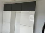 Besta deurtjes maat 60 cm x 38 cm grijs met facetrand  3x, Minder dan 80 cm, Binnendeur, Minder dan 200 cm, Ophalen of Verzenden