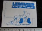 sticker lemmer watersportdagen logo, Verzenden, Zo goed als nieuw, Bedrijf of Vereniging