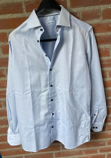 Eton Contemporary wit overhemd Maat M/ 39, Hals 15,5 beschikbaar voor biedingen