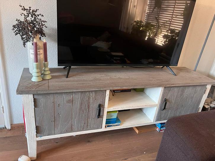 Riviera Maison TV Meubel, Huis en Inrichting, Kasten | Televisiemeubels, Gebruikt, Minder dan 100 cm, 150 tot 200 cm, 25 tot 50 cm