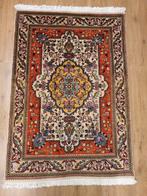 Vintage handgeknoopt perzisch tapijt tabriz 147x101, Info@SlatsAntiek.nl, Perzisch, Ophalen of Verzenden, Rechthoekig