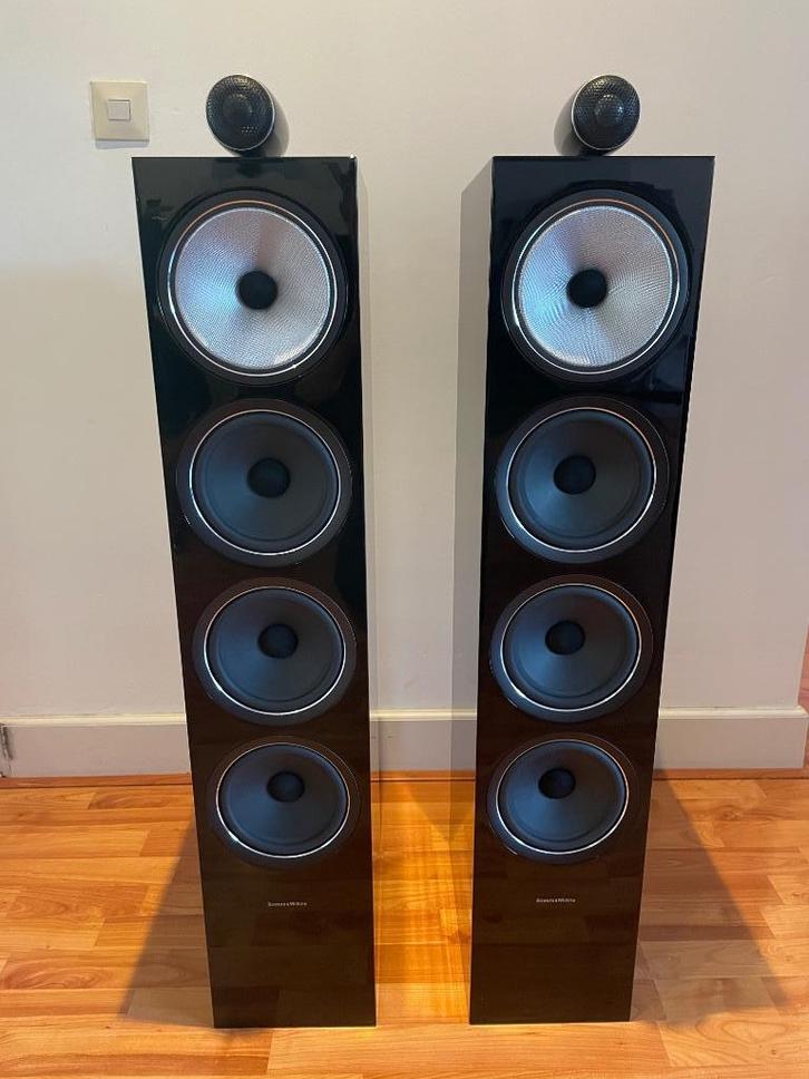 B&W 702 S2 in nieuwstaat 702S2 702S3 S3, Audio, Tv en Foto, Luidsprekers, Zo goed als nieuw, Front, Rear of Stereo speakers, 120 watt of meer