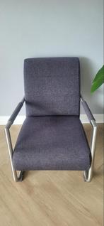 2x Henders & Hazel Fauteuil - Grijs, Ophalen, Zo goed als nieuw, Metaal, Eén
