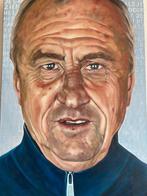 Grote schilderij van Johan Cruijff in zijn ouderendagen, Maat XL, Ophalen, Zo goed als nieuw, Overige typen