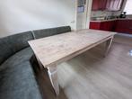 Massief houten tafel 200x90, Huis en Inrichting, Tafels | Eettafels, Ophalen, Gebruikt, 200 cm of meer, 50 tot 100 cm