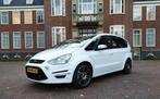 Ford S-Max BJ 2011 2.2 TDCI 200 PK Automaat APK PANO, Euro 5, Zwart, 2000 kg, Wit