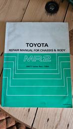 Werkplaatshandboek Toyota MR2 AW11, Ophalen of Verzenden