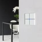 Basalte KNX taster front 4 voudig - Nieuw, Doe-het-zelf en Verbouw, Ophalen of Verzenden, Nieuw, Schakelaar