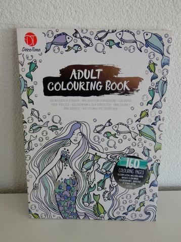 Kleurboek voor volwassenen Deco Time, 160 p. ongekleurd beschikbaar voor biedingen