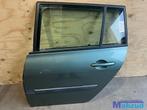 RENAULT MEGANE 2 groen TED97 links achter deur portier 2001-, Ophalen of Verzenden, Gebruikt, Renault, Deur