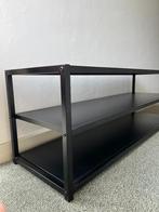 TV Meubel Metal Black - Woood Teun, Huis en Inrichting, Kasten | Televisiemeubels, Ophalen, Gebruikt, 100 tot 150 cm, Modern, metal, black