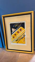 Zeefdruk abstract Otterloo ‘91 60/78 ingelijst, Ophalen