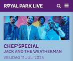 Twee staanplaatsen chef special royal park live, Twee personen, Juli