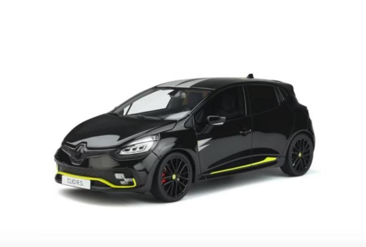 RENAULT CLIO 4 R.S. 18 Zwart 2018 1/18 OTTO MOBILE OT946, Hobby en Vrije tijd, Modelauto's | 1:18, Nieuw, Auto, OttOMobile, Verzenden