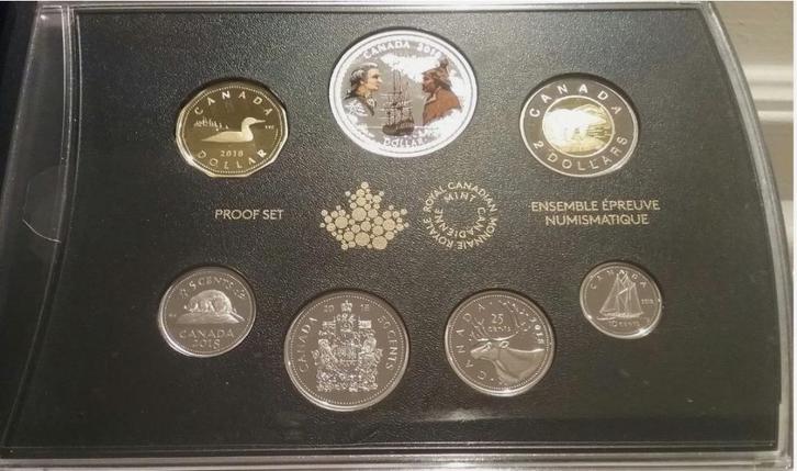 Canada - Captain Cook at Nootka Sound S.E Silver Proofset, Postzegels en Munten, Munten | Amerika, Setje, Noord-Amerika, Zilver