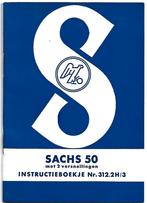 Sachs 50 bromfiets blok instuctieboek handleiding (5143z), Fietsen en Brommers, Handleidingen en Instructieboekjes, Ophalen of Verzenden
