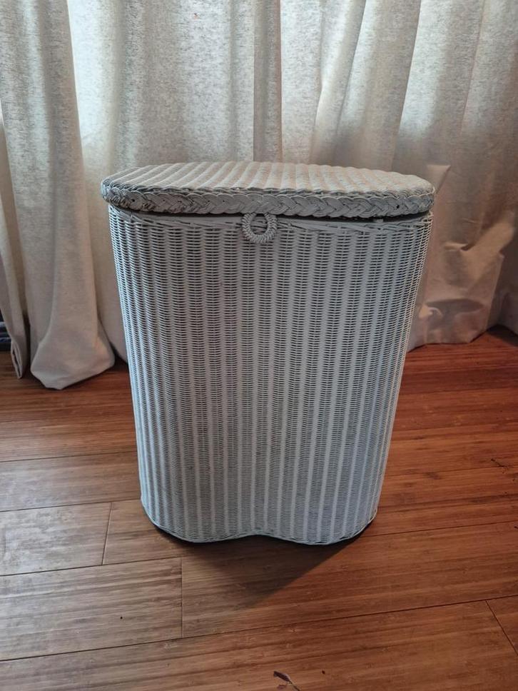 Vintage Lloyd Loom Wasmand, Huis en Inrichting, Woonaccessoires | Kisten, Gebruikt, 50 tot 75 cm, Minder dan 50 cm, 50 tot 100 cm