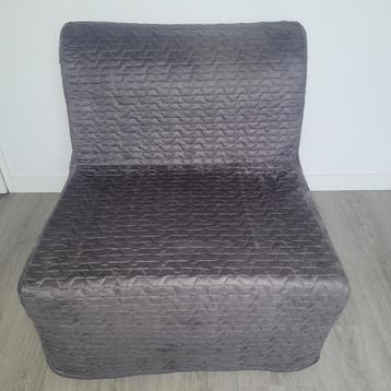 Lycksele Slaapfauteuil - Lichtgrijs slaapbank 1 persoons beschikbaar voor biedingen