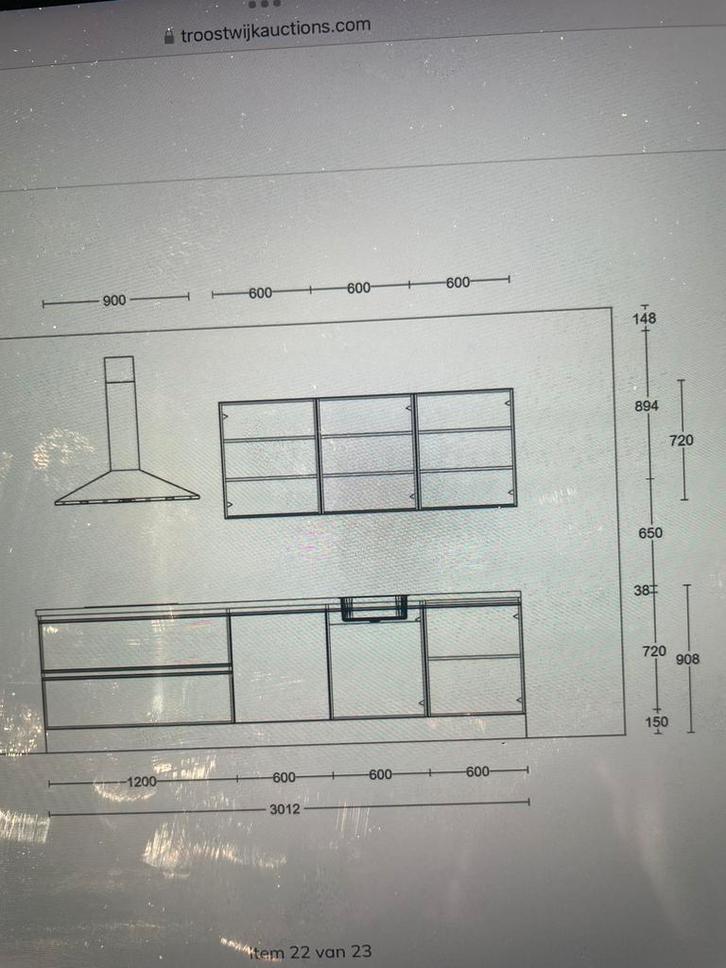 Nobilia keuken. Nieuw, Huis en Inrichting, Keuken | Complete keukens, Zo goed als nieuw, Zwart, Ophalen of Verzenden