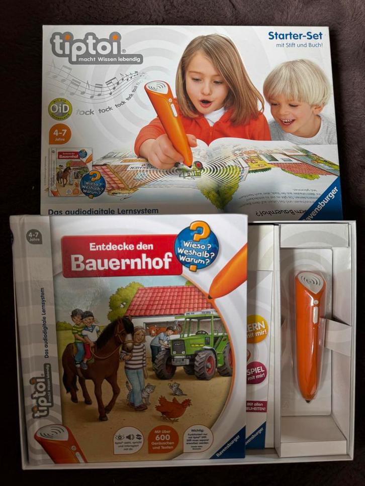 Tiptoi Starter-Set: Entdenke der bauernhof mit stift, Boeken, Kinderboeken | Jeugd | onder 10 jaar, Zo goed als nieuw, Non-fictie