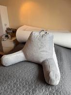 Leeskussen Grijs - Comfortabel & Stevig, Huis en Inrichting, Ophalen of Verzenden, Zo goed als nieuw, Grijs, Overige vormen