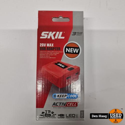 SKIL VA1E3152CA 20V USB adapter 3152CA (zonder accu) | Nieuw, Doe-het-zelf en Verbouw, Gereedschap | Handgereedschap, Zo goed als nieuw