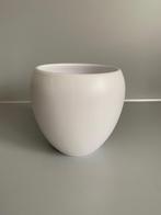 Bloempot wit, Ophalen, Rond, Binnen, Zo goed als nieuw