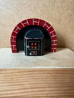 Kachel haard (mist onderplaat) hxbxd 7.4x9.8x3.3cm - hout, Verzamelen, Poppenhuizen en Toebehoren, Ophalen of Verzenden, Zo goed als nieuw