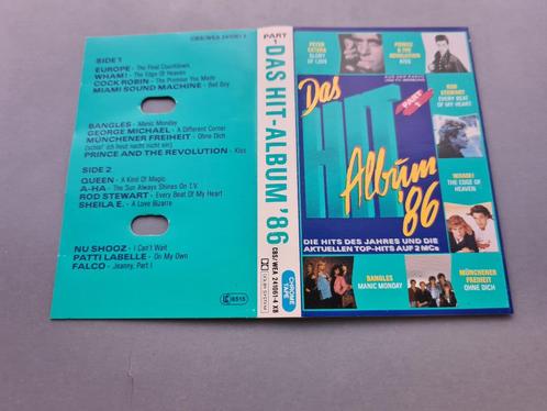 DAS HIT ALBUM '86 PART 1 & 2 (2 CASSETTEBANDJES), Cd's en Dvd's, Cassettebandjes, Zo goed als nieuw, Origineel, Verzamelalbums