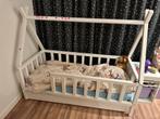 Peuterbed met lade en matras en toebehoren, Kinderen en Baby's, Kinderkamer | Bedden, 70 tot 85 cm, Zo goed als nieuw, Minder dan 140 cm