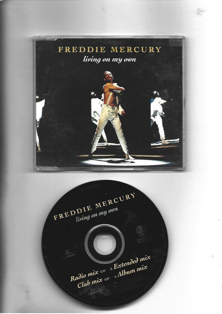 FREDDIE MERCURIE CD SINGLE LIVING ON MY OWN - 1993, Cd's en Dvd's, Cd's | Pop, Zo goed als nieuw, 1980 tot 2000, Ophalen of Verzenden
