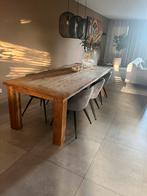 Teak houten tafel, Huis en Inrichting, Tafels | Eettafels, Ophalen, Teakhout, 200 cm of meer, 50 tot 100 cm