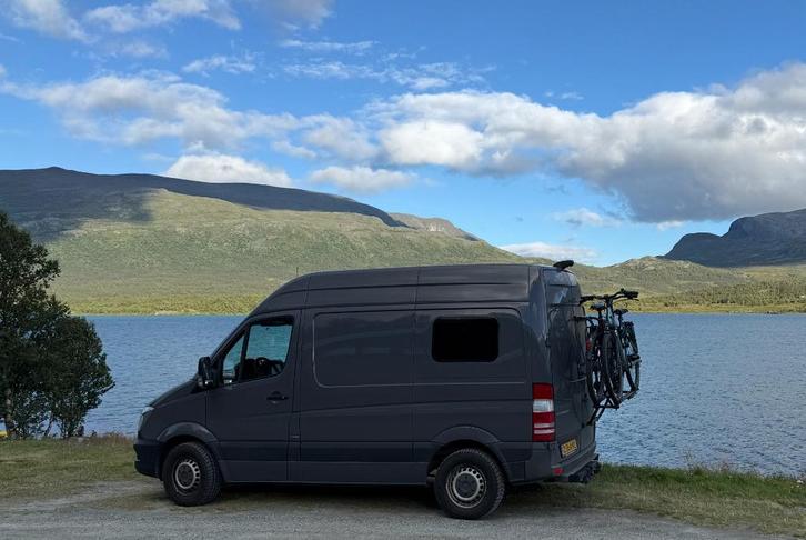 2 pers Mercedes Sprinter 316 Camper airco automaat euro 5, Caravans en Kamperen, Campers, Particulier, tot en met 2, Buscamper of Camperbus