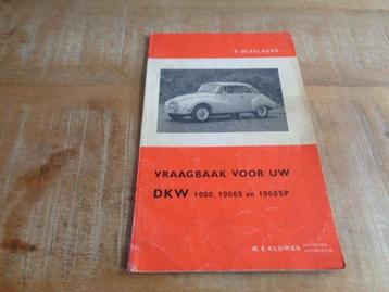 DKW 1000-1000 S-1000 SP Vraagbaak Werkplaatshandboek NL beschikbaar voor biedingen