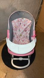 Kinderstoel Baby Born, Kinderen en Baby's, Speelgoed | Poppen, Ophalen, Zo goed als nieuw, Babypop
