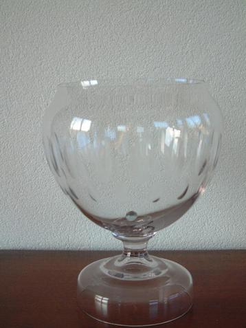 gave antiek glas pot bokaal met olijfslijpsel nr.2 beschikbaar voor biedingen