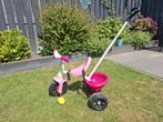Smoby roze driewieler, Fietsen en Brommers, Fietsen | Driewielers, Ophalen, Zo goed als nieuw, Duwstang