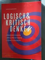 Simon Burgers - Logisch en kritisch denken, Boeken, Simon Burgers, Overige niveaus, Nederlands, Ophalen of Verzenden