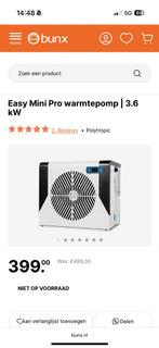 Easy mini Pro warmtepomp ( 3 weken oud ), Ophalen, Zo goed als nieuw