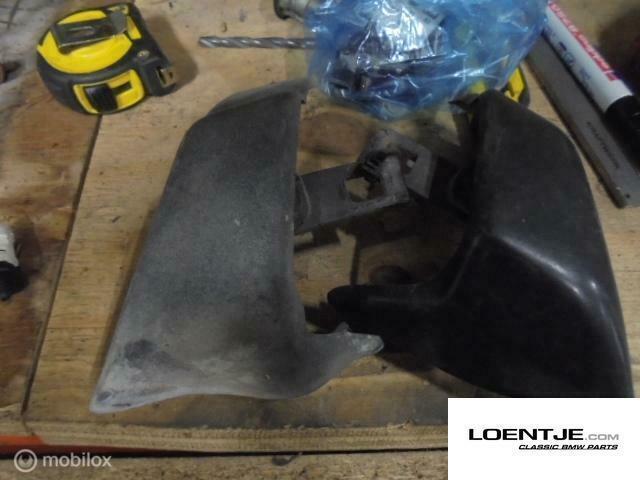 eindstukken chromen achterbumper BMW e30 325i 323i 320i etc, Auto-onderdelen, Carrosserie en Plaatwerk, Bumper, BMW, Achter, Gebruikt
