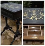Antiek naaitafeltje, brocante juwelen- make-up tafeltje VdlM, Antiek en Kunst, Antiek | Meubels | Tafels, Ophalen