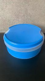 Tupperware Koektrommel / vensterdoos blauw, Ophalen of Verzenden, Gebruikt, Blauw