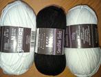 Sensitive sokkenwol, 3 bollen van 100 gram., Hobby en Vrije tijd, Breien en Haken, Ophalen of Verzenden, Nieuw, Breien of Haken