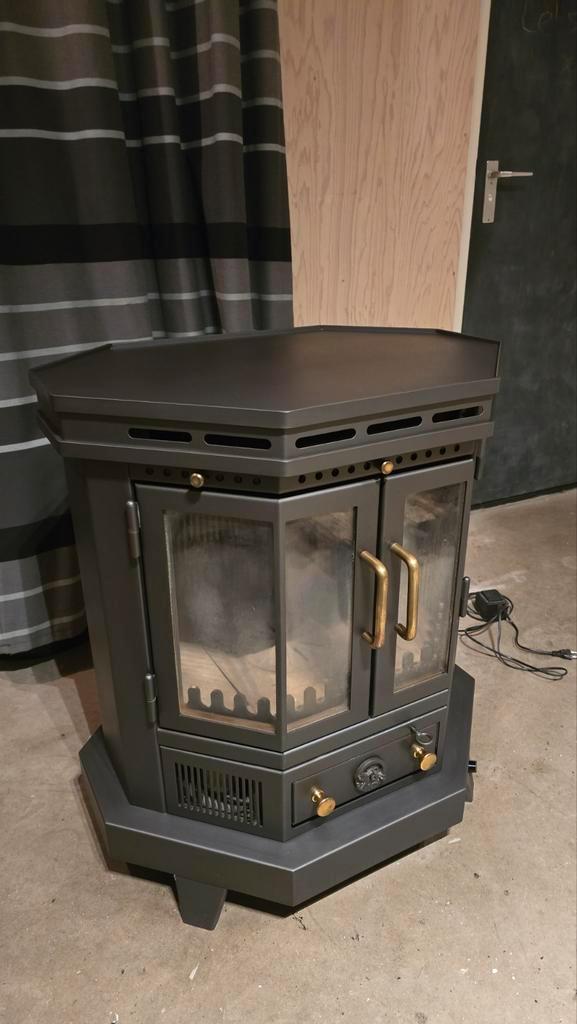 Reny Oslo XXL houtkachel – Nieuwstaat + Ventilator!, Huis en Inrichting, Kachels, Gebruikt, Vrijstaand, Houtkachel, Hout, Ophalen of Verzenden