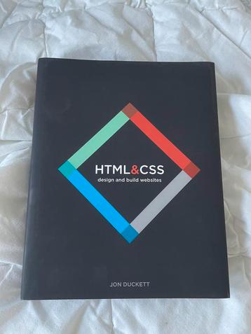 HTML & CSS Design Boek - Jon Duckett beschikbaar voor biedingen