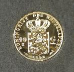 Gouden Wilhelnima tientje ,HERSLAG 1892, Postzegels en Munten, Ophalen of Verzenden, Koningin Wilhelmina, 10 gulden
