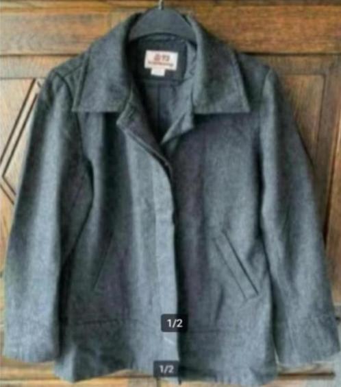 Grijs-zwart colbert, damescolbert, zomerjas; Billabong; 10, Kleding | Dames, Jassen | Zomer, Zo goed als nieuw, Maat 36 (S), Zwart
