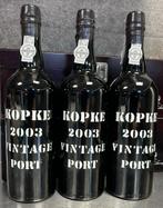 3 Mooie flessen Kopke Vintage Port 2003 (evt. Meerdere ), Verzamelen, Wijnen, Overige gebieden, Vol, Port, Ophalen of Verzenden